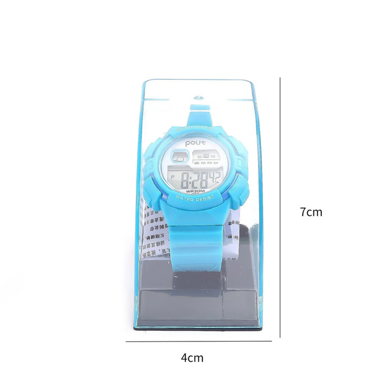 Multi Function Digital Kids Watches Waterproof LED Light Wristwatches