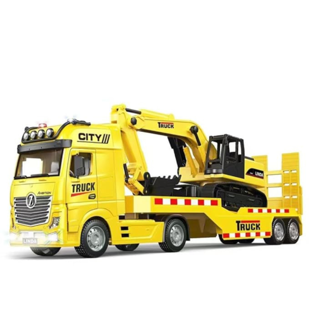 Nino's Big Excavator Truck Toy with Lights & Sound