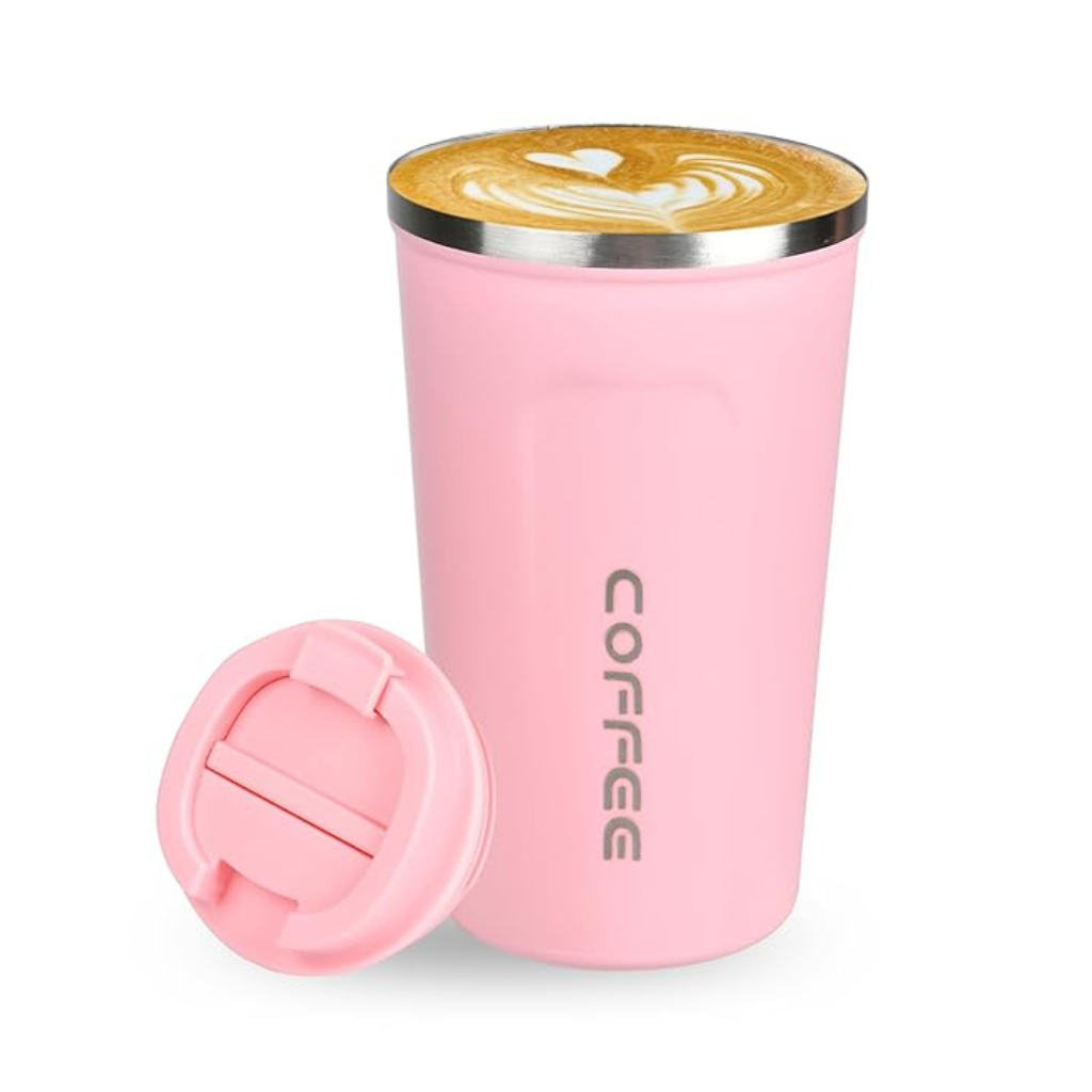 Coffee Cup, Portable Spill Proof Car Insulated BPA-Free Reusable Coffee Cup - 510 ml