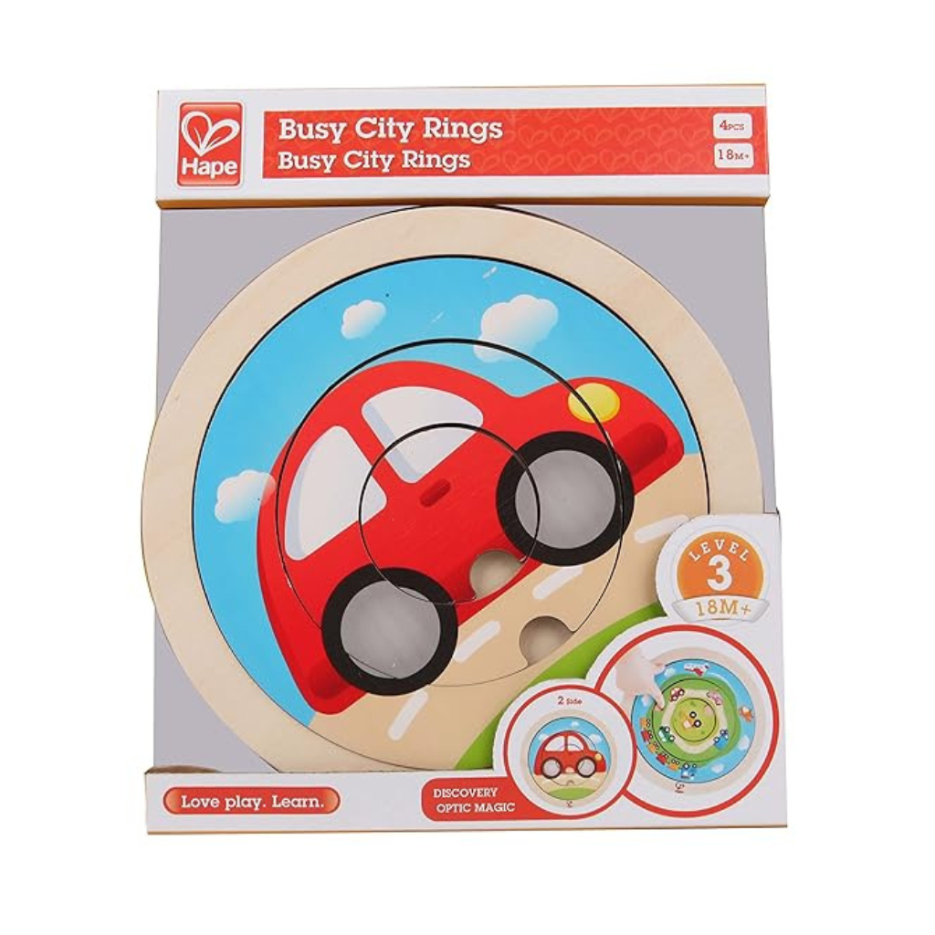 Hape-Spinning Transport Puzzle Verkehrsingpuzzle