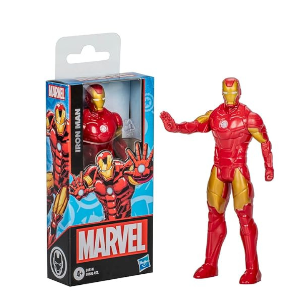 Marvel Iron Man Action Figure, 6-Inch, Super Hero Toys and Figures for Kids Ages 4+