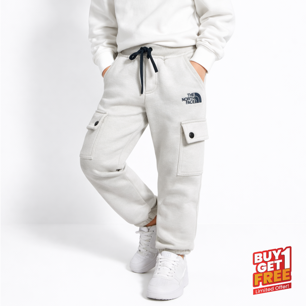 Kids' The North Face Active Winter Cargo Pants | Fleece-Insulated Sport Joggers