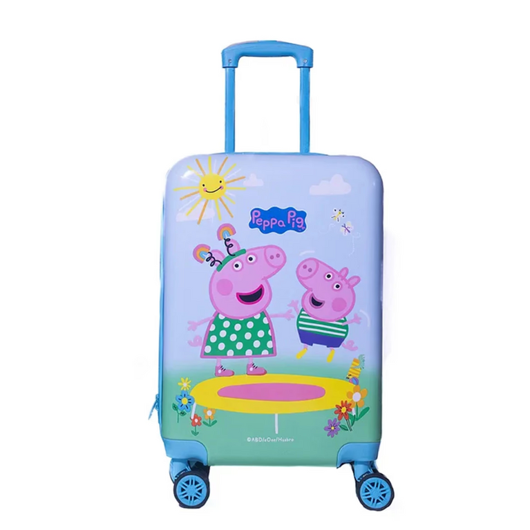 Striders-Peppa And George Pig Adventure Luggage Bag, 20 Inches, 3Y+