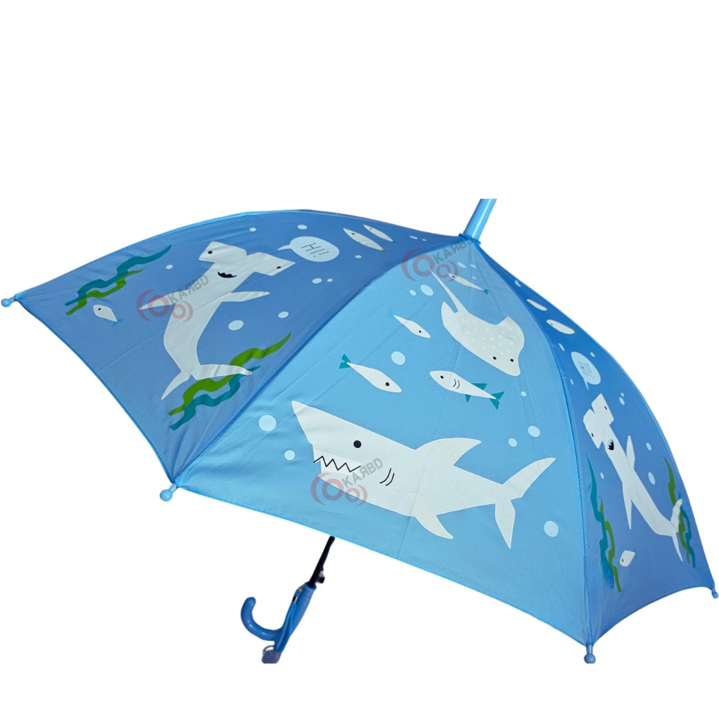 Ninos Kids Printed Umbrella Ocean Theme Shark Design