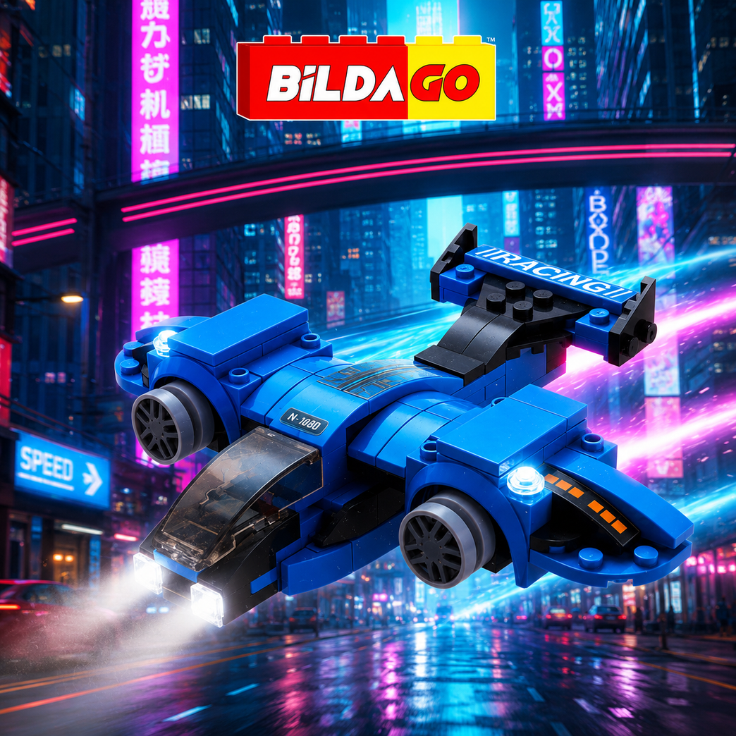 Bildago 3 in 1 Street Blaze Cruze GT Sports Car 150 Pieces - SP13421