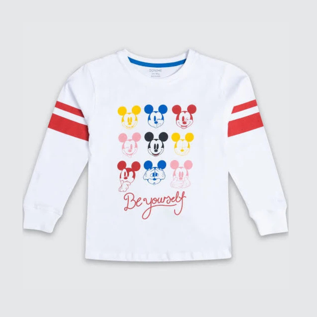 Disney Girls Full Sleeves Rib T-shirt
