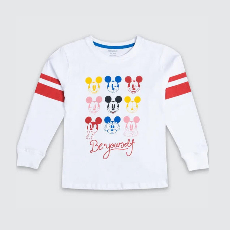 Disney Girls Full Sleeves Rib T-shirt