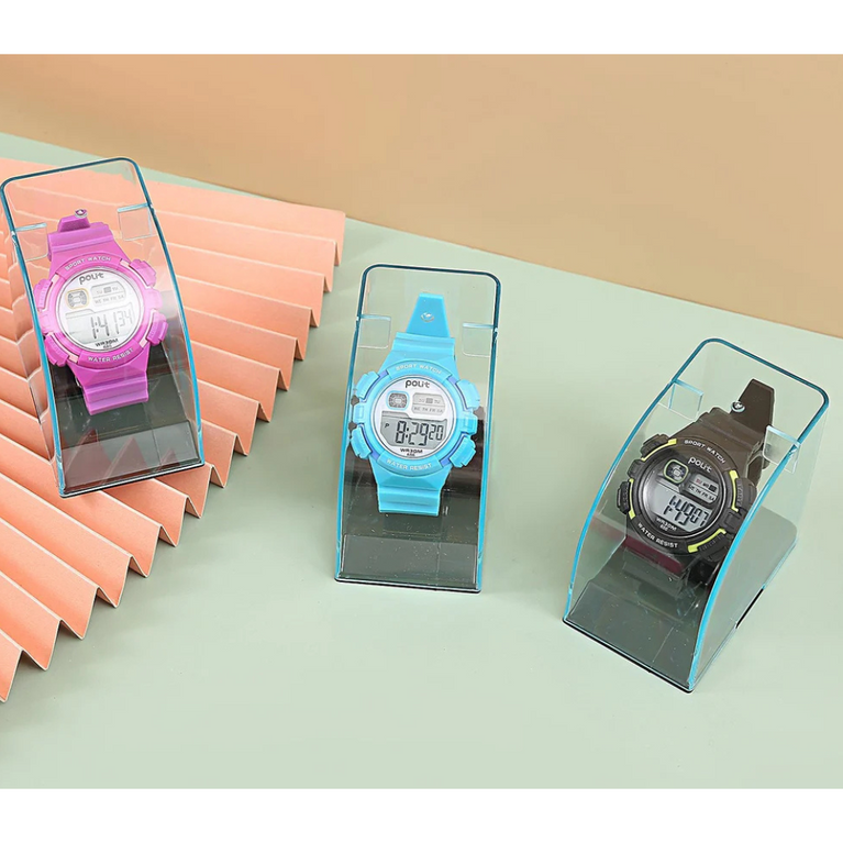 Multi Function Digital Kids Watches Waterproof LED Light Wristwatches