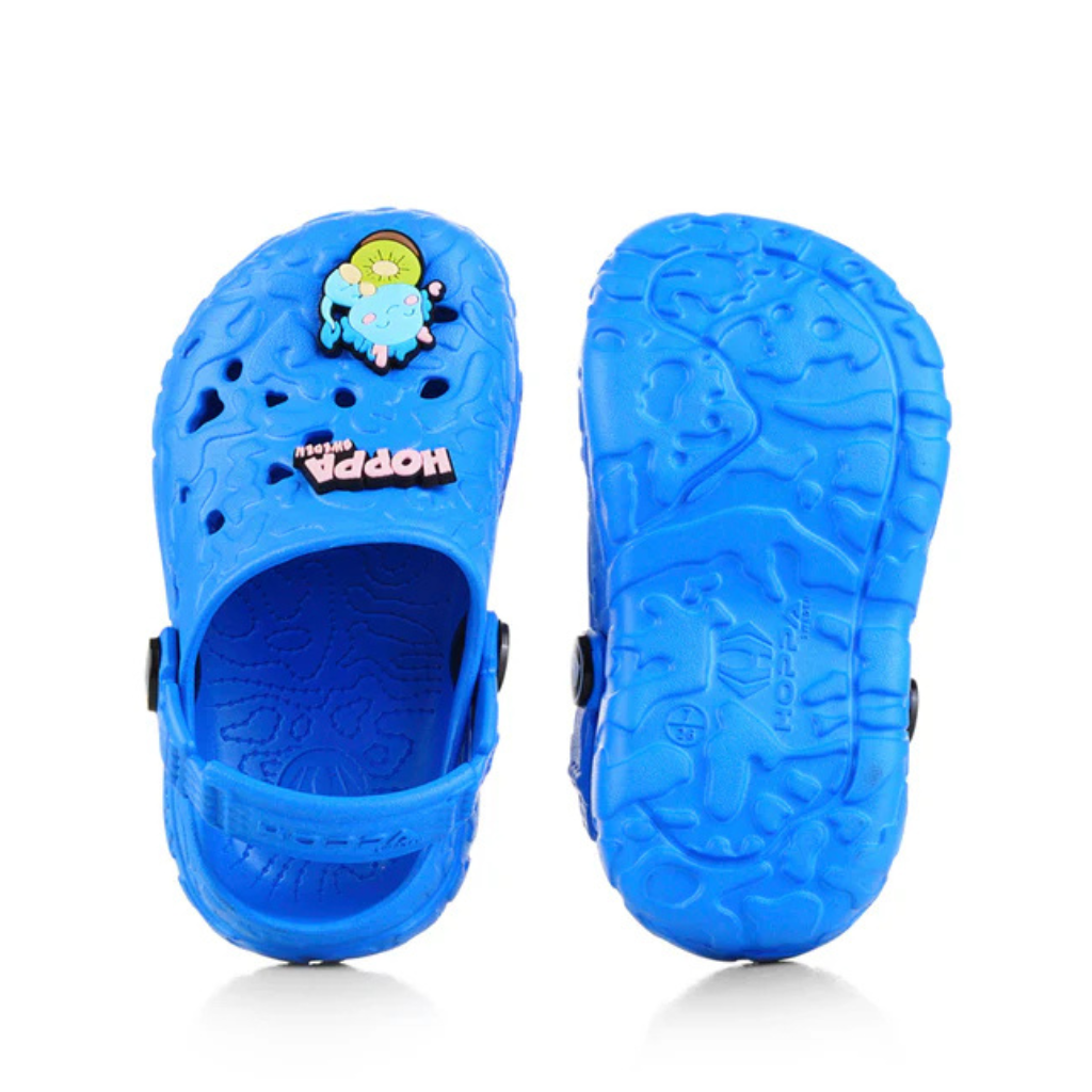 HOPPA SWEDEN Hulk Embellished Perforated Rock Kid's Clogs