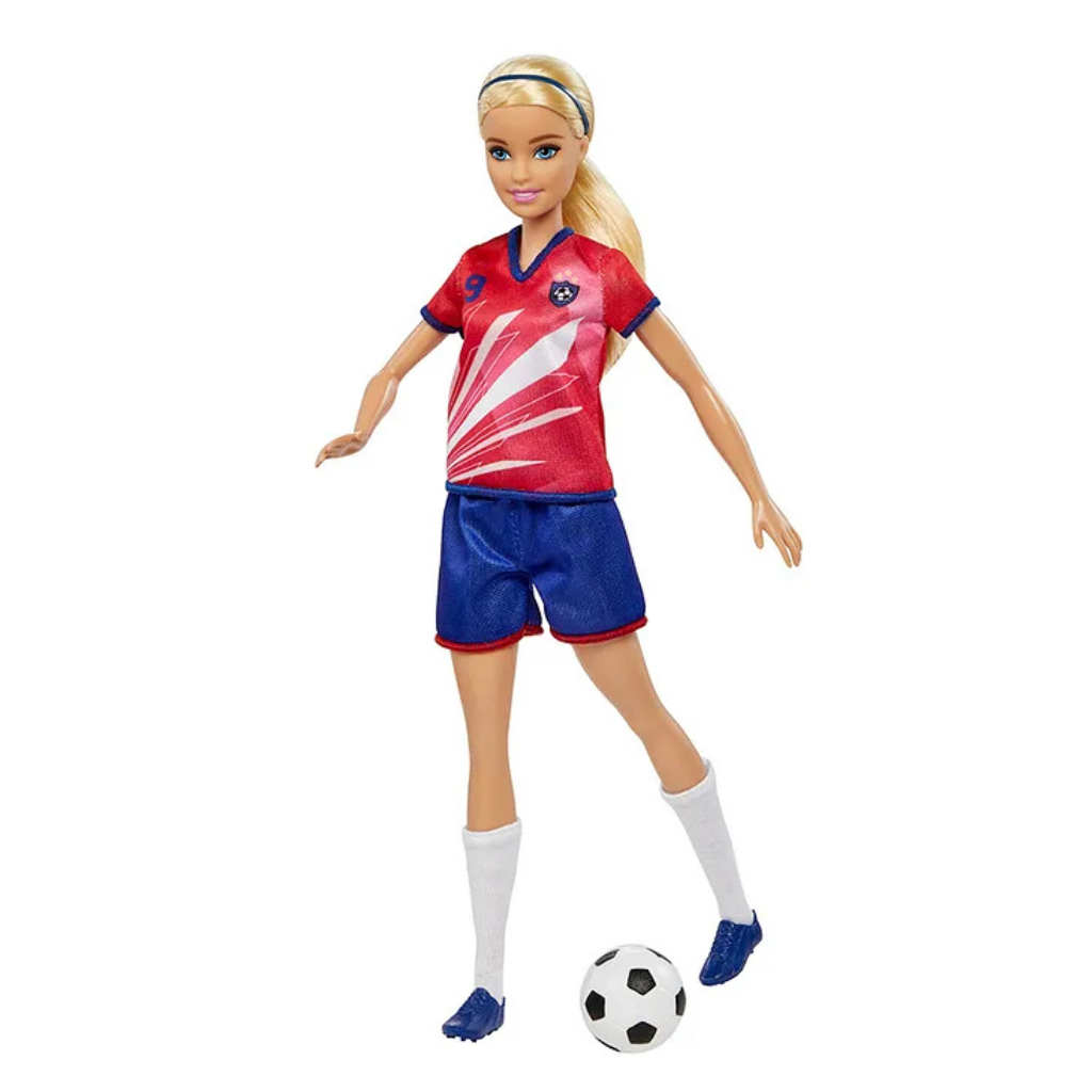 Barbie You Can Be Anything Soccer Player Doll - Height 30 cm