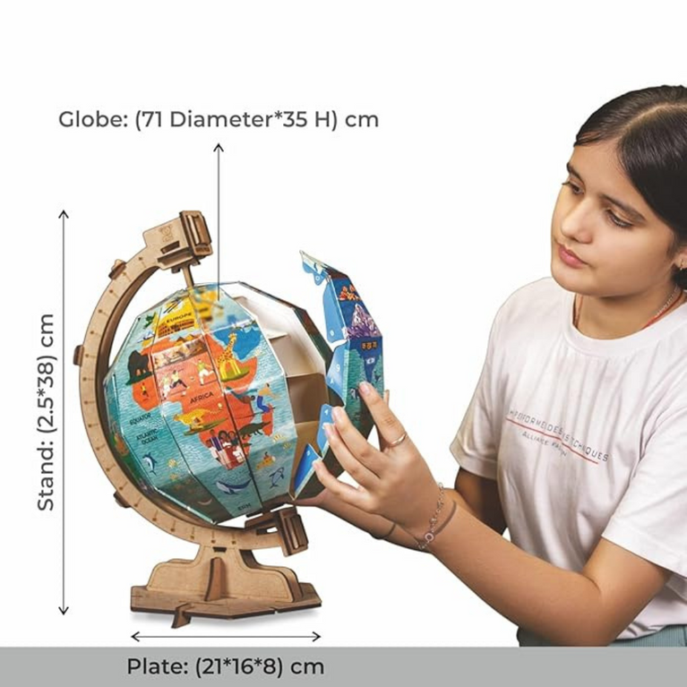 GoDiscover- Interactive Globe with SmartPen, DIY Talking Globe: Continents & Oceans