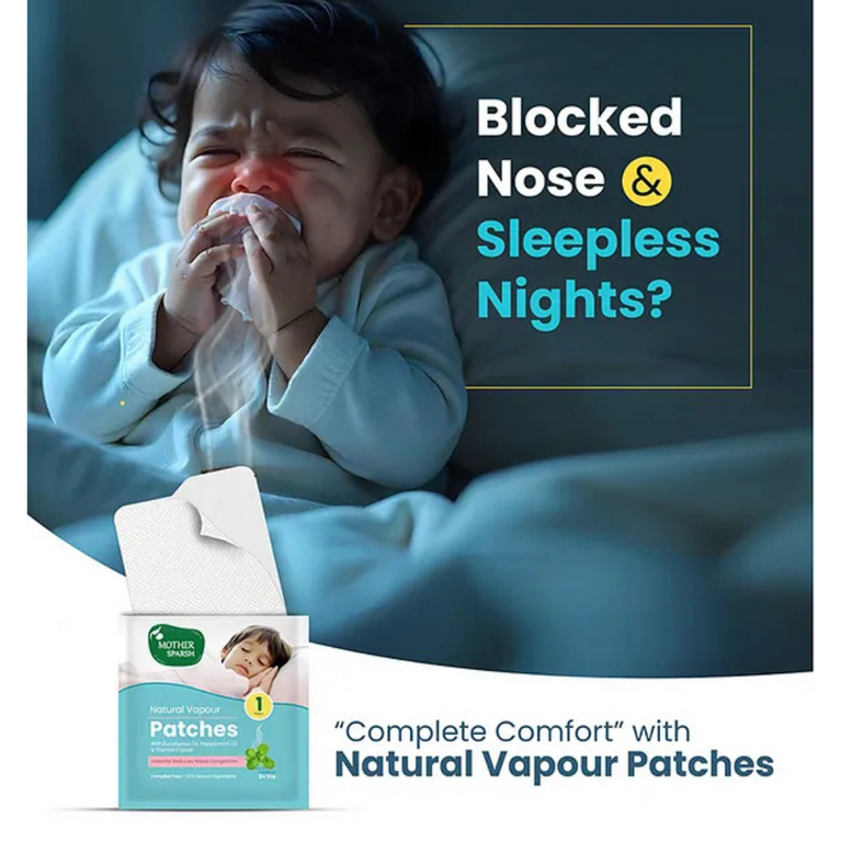 Mother Sparsh Baby Mother Sparsh All Natural Vapour Patches - 5 Patches