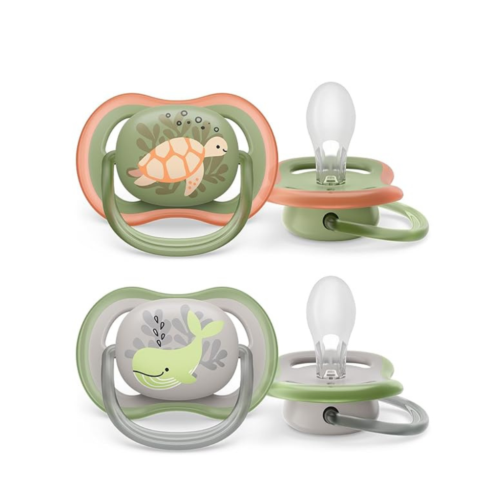 Philips Avent Pacifier Ultra air ,Lets Your Baby's Skin Breathe 2 Pack |6-18m | SCF085/60