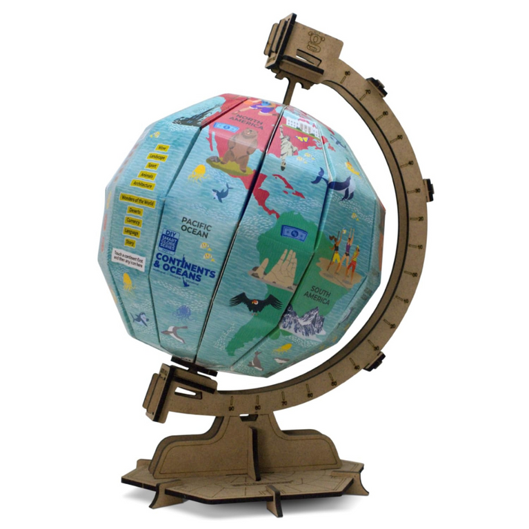 GoDiscover- Interactive Globe with SmartPen, DIY Talking Globe: Continents & Oceans