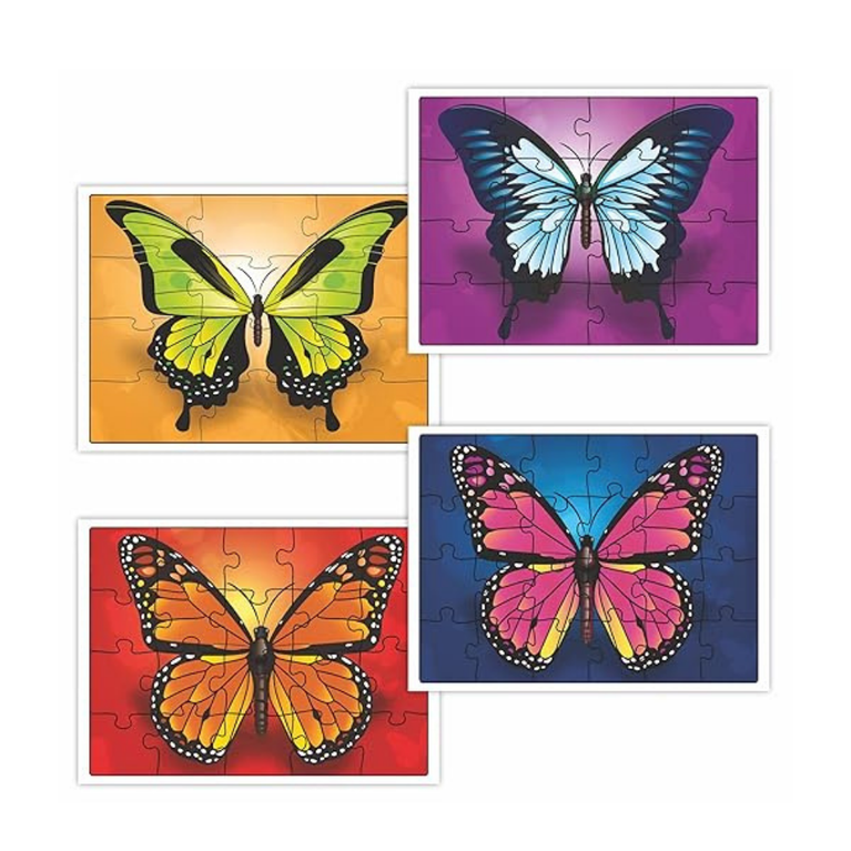 Alyna-Fix 'n' Learn Butterflies Puzzle - Mulitcolor