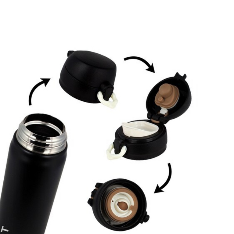 Vacuum Insulated Stainless Steel Double-Wall Thermos Flask - 500ml