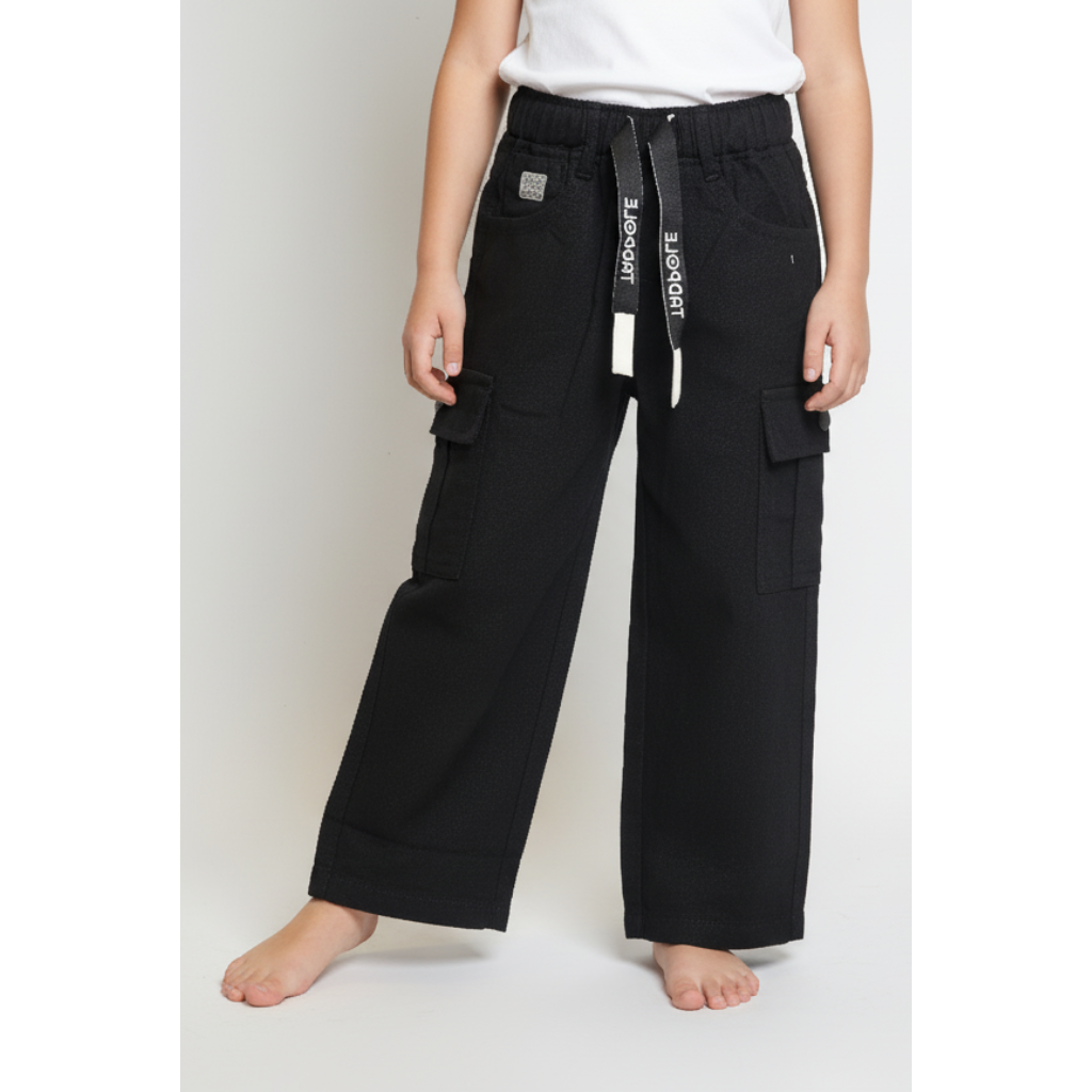 Tadpole Cotton Full Length Straight Fit Cargo Pant
