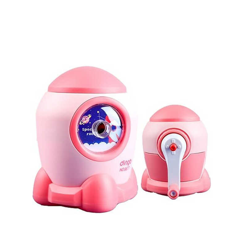 Cute Cartoon Space Rocket Pencil Sharpeners for Kids and Artists