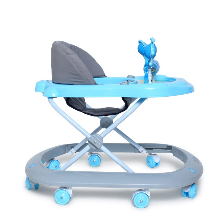 Funride Baby Walker Herby Foldable Activity Walker with Adjustable Height for Boys and Girls