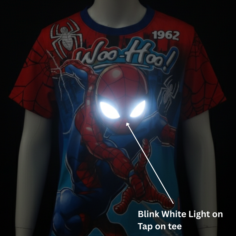 Ninos Kids Light-Up Spiderman T-shirt