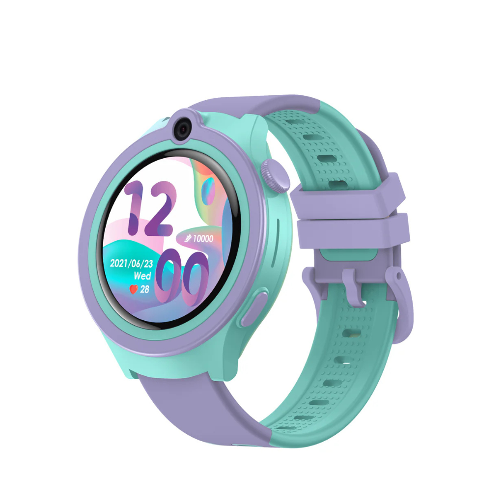 Spiky Cacus 4g Video & Voice Calling Smartwatch with GPS-IPX7 - Purple