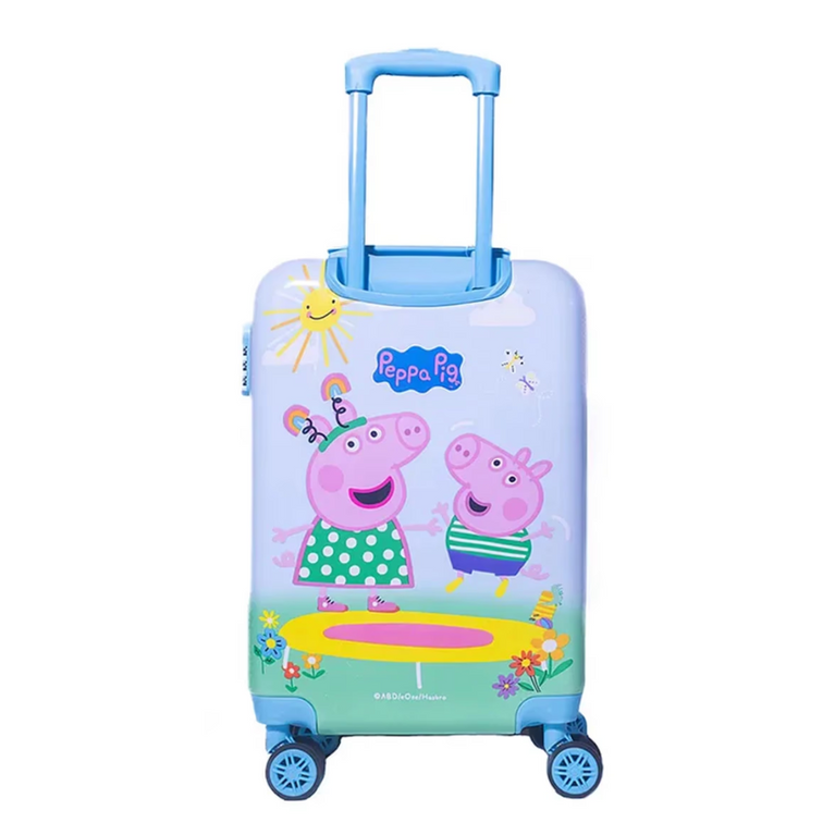 Striders-Peppa And George Pig Adventure Luggage Bag, 20 Inches, 3Y+