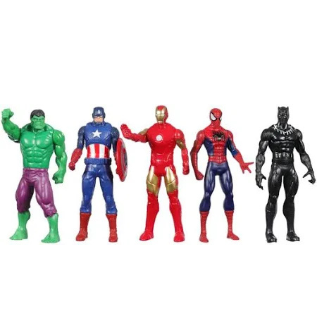 Marvel 6-Inch Super Hero Action Figure Set – 5 Pack
