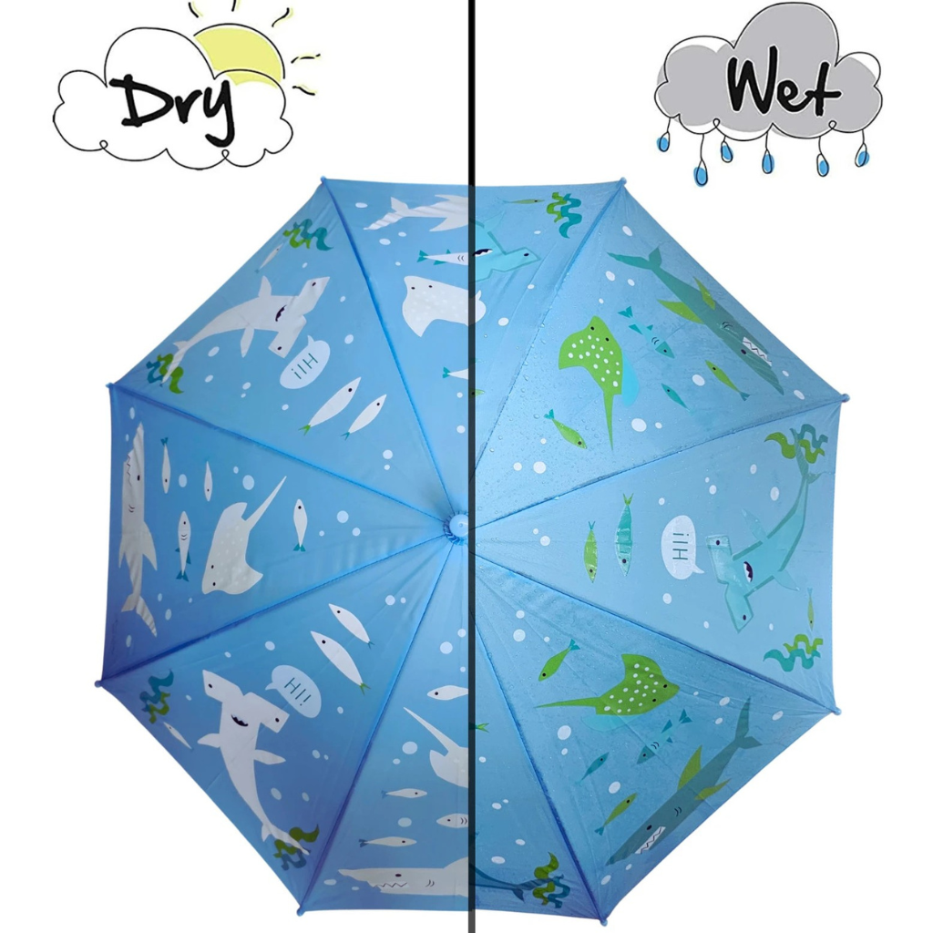 Ninos Kids Printed Umbrella Ocean Theme Shark Design