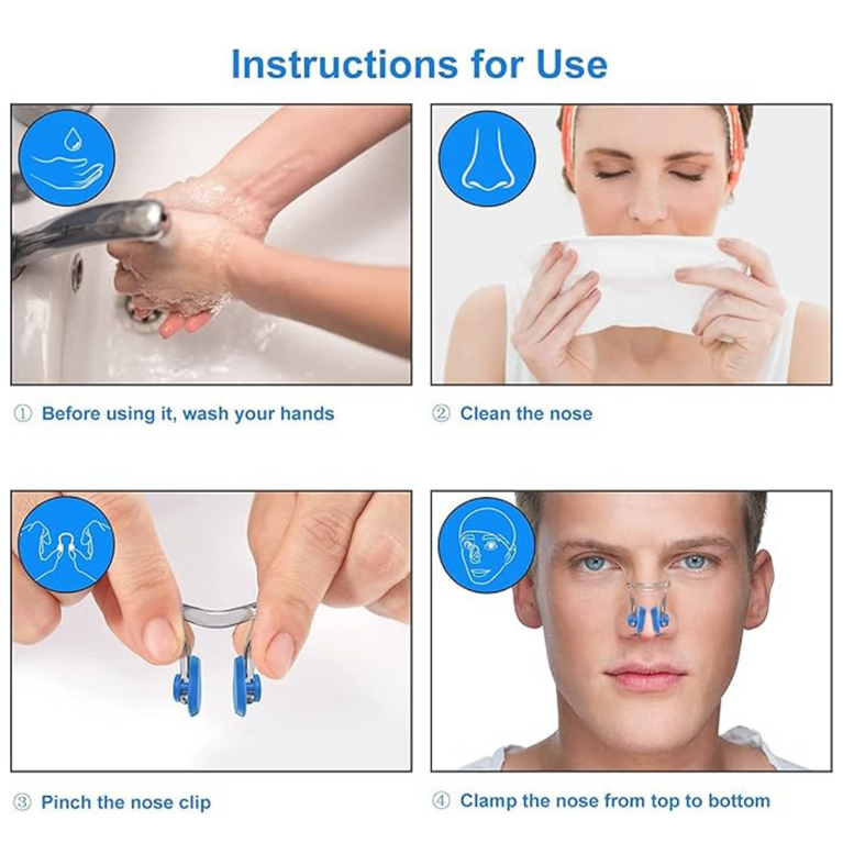 KONEX-Nose Clip and Ear Plugs for Swimming Water Protection Earbuds Nose Plug - 1 Set