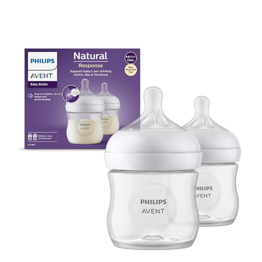 Philips Avent Natural Response 3.0 Baby Bottle 125ml (Pack of 2) SCY900/02