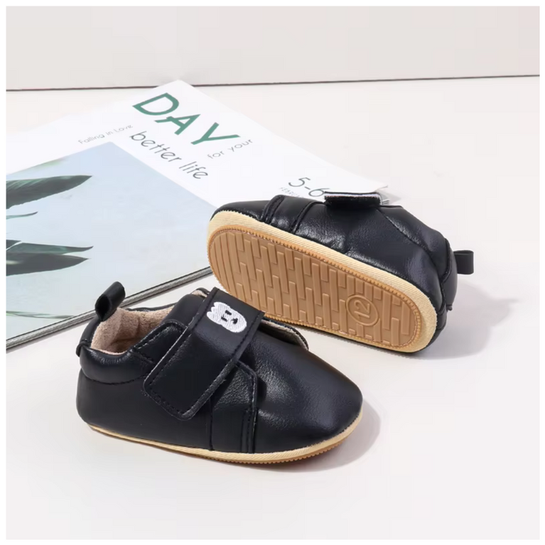 Baby Shoes for Girls and Boys, Anti-Slip Embroidery Bear Toddler Sneakers for First Walkers