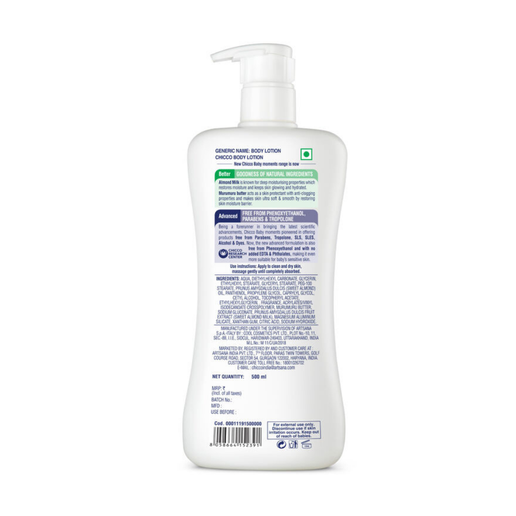 Chicco Baby Moments Body Lotion – 500ml