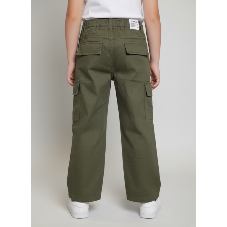 Tadpole Cotton Full Length Straight Fit Cargo Pant