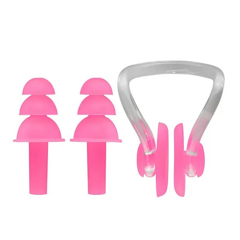 KONEX-Nose Clip and Ear Plugs for Swimming Water Protection Earbuds Nose Plug - 1 Set