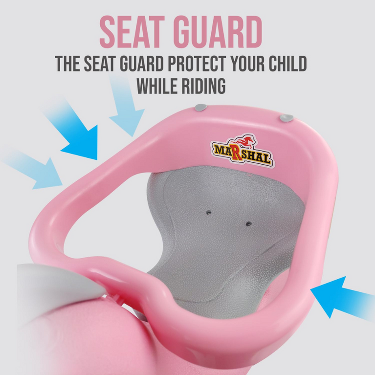 Dash Rocker Marshal 2 in 1 Ride on with Music & Backrest Support Horse Rider