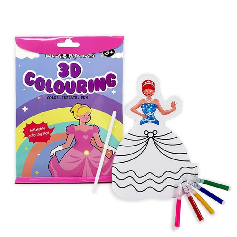 Scoobies 3D Colouring Inflatable Queen Biana