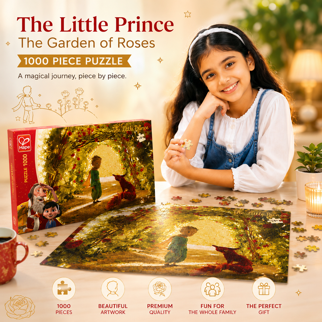 The Little Prince – The Garden of Roses 1000 Piece Jigsaw Puzzle for Teens & Adults | Premium Family Puzzle Game | Collectible Artwork Puzzle
