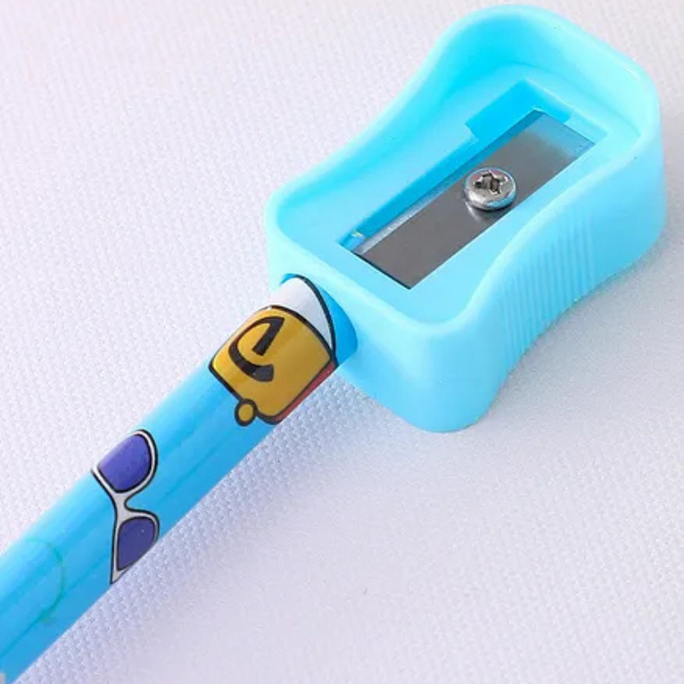 Dino Theme HB Pencils With Sharpener and Pencil Grip ,High-quality Lead, Break-Resistance- 14 Pieces