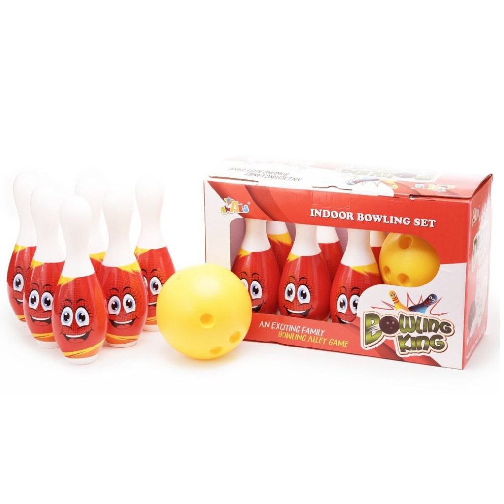 My Newborn Bowling Game Set for Kids | Non-Toxic Plastic Indoor Toy with Pins & Ball | 3+ Years