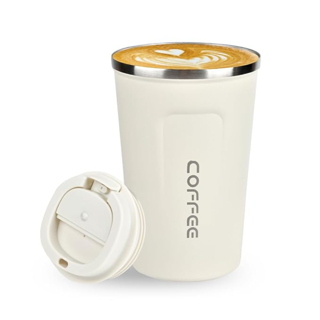 Coffee Cup, Portable Spill Proof Car Insulated BPA-Free Reusable Coffee Cup - 510 ml