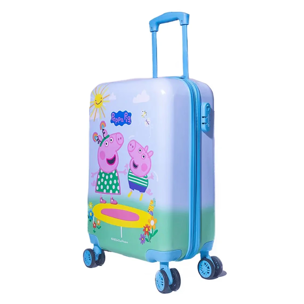 Striders-Peppa And George Pig Adventure Luggage Bag, 20 Inches, 3Y+