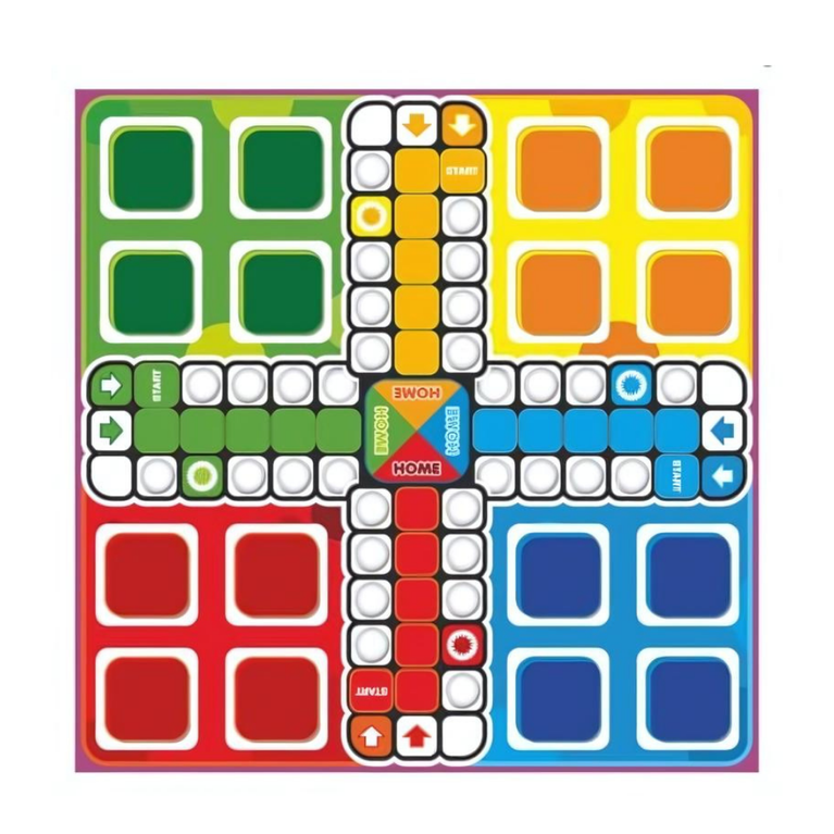 Ankit Toys 2 in 1 Magnetic Ludo with Snake & Ladder Board Game Set of 2 - Multicolor