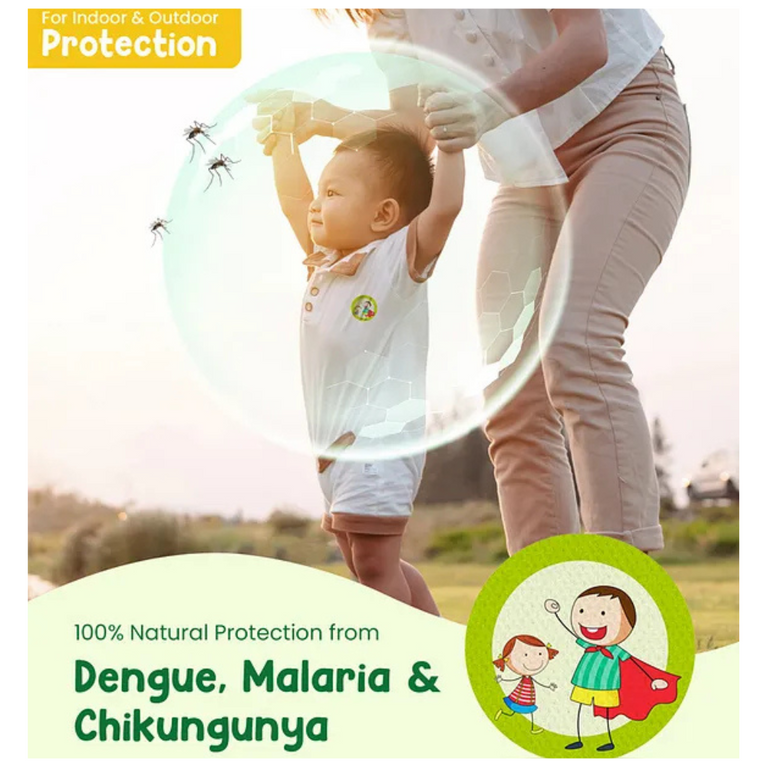 Mother Sparsh Baby Mother Sparsh 100% Natural Mosquito Repellent Patches for Babies and Children - 24 Patches