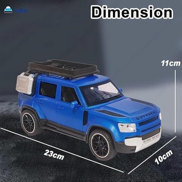 Nino's Off-Road Jeep Toy – Land Rover Defender Replica with Pull Back, Lights & Sound (3+ Years)