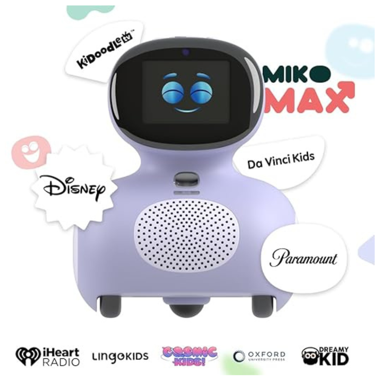 MIKO Mini Max: AI Robot for Kids | Fosters STEM Learning & Education Child-Safe Conversational Learning | Ideal Gift for Boys & Girls