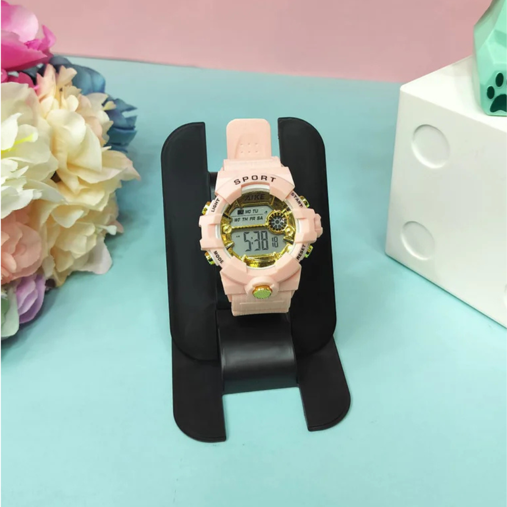 Digital Multi Dial with White Silicone Belt Kids Wrist Watch