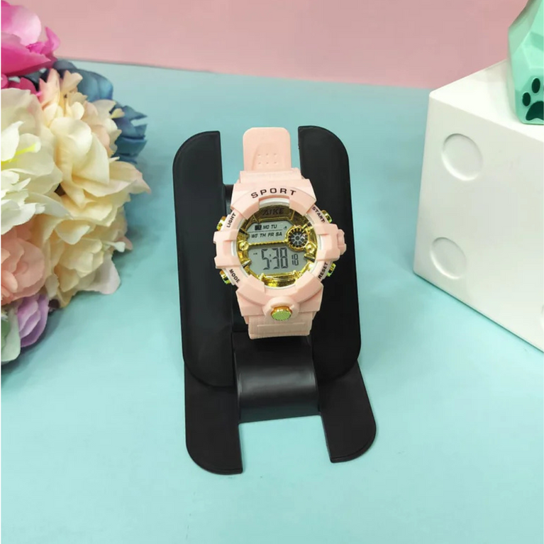 Digital Multi Dial with White Silicone Belt Kids Wrist Watch