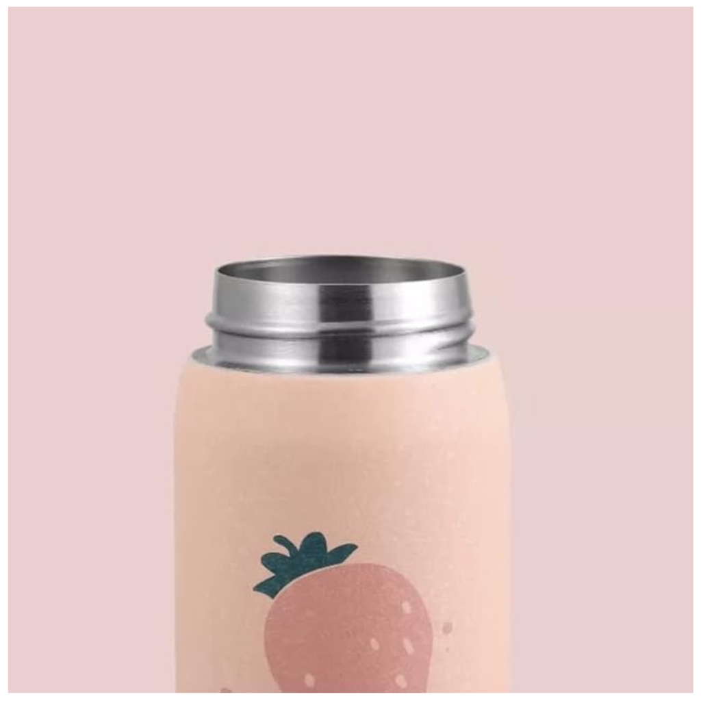 Double Walled Insulated Stainless-Steel Water Bottle 420 ml (Pink Color)