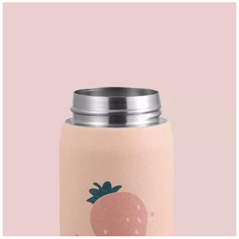 Double Walled Insulated Stainless-Steel Water Bottle 420 ml (Pink Color)
