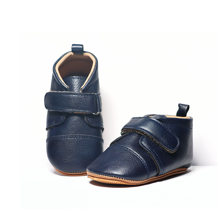 Baby First Walking Shoes Unisex Infant Toddler Soft Anti Slip Sneakers Velcro Closure Shoes